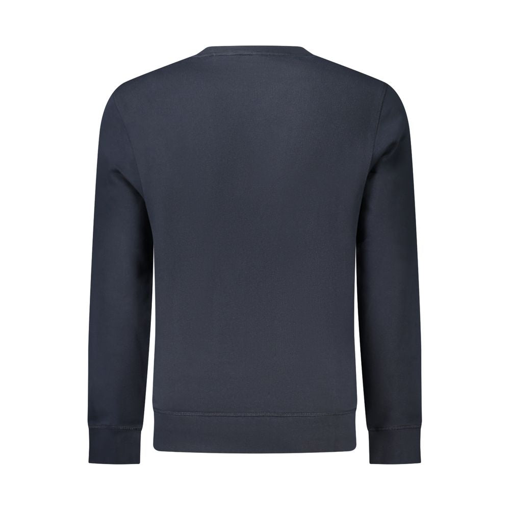 Hugo Boss Blue Cotton Sweatshirt