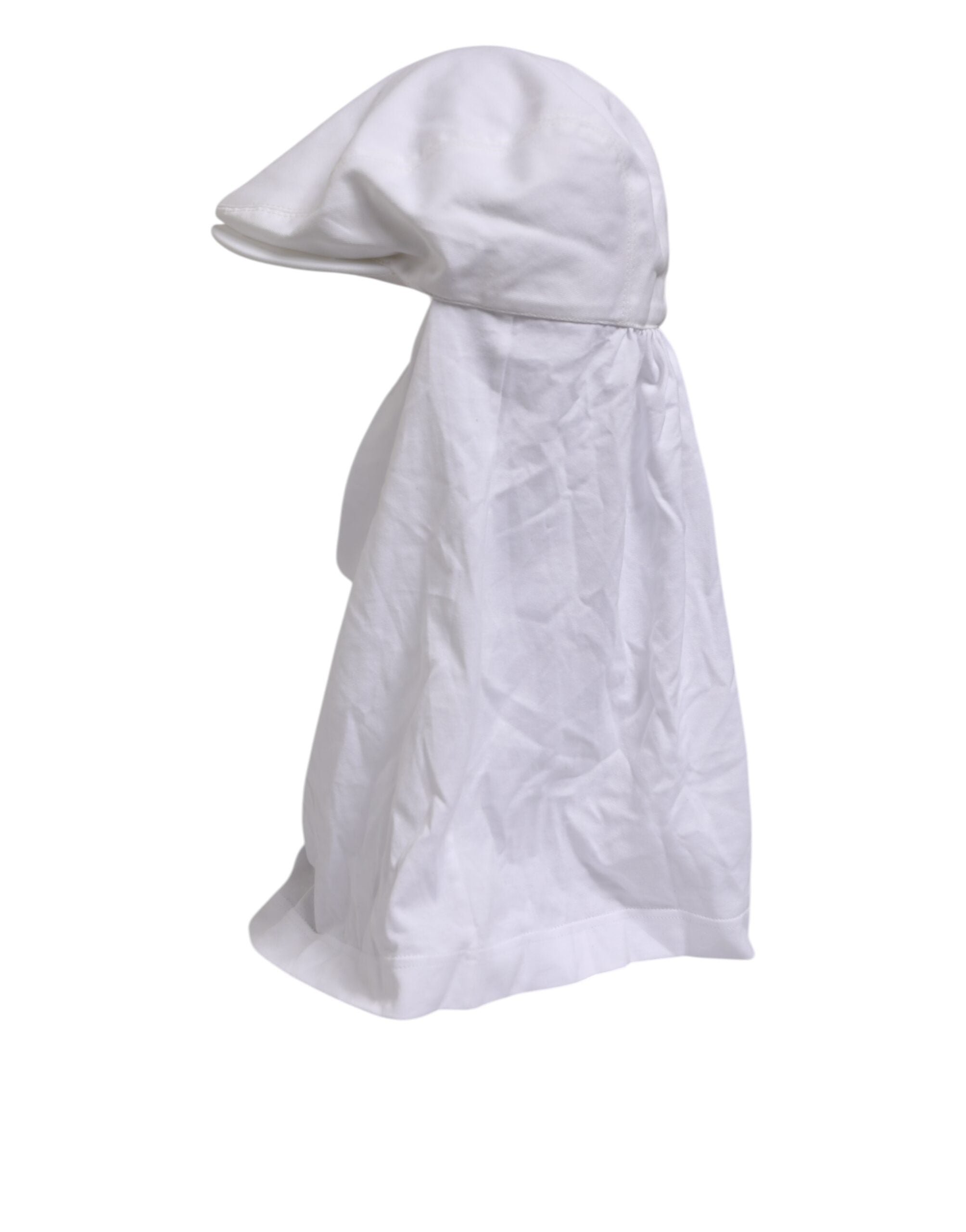 قبعة بيسبول دولتشي آند غابانا بيضاء من القطن بشعار DG