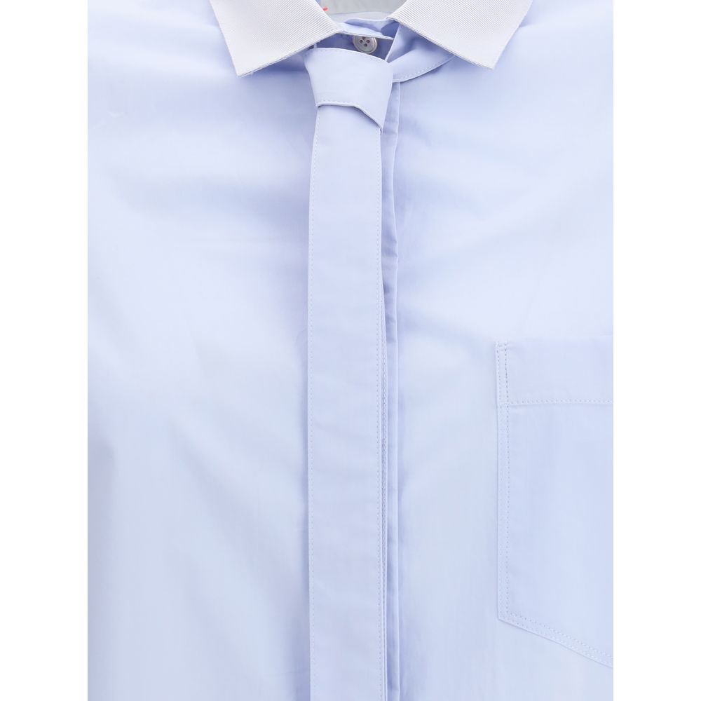 Forte_Forte Light Blue Cotton Dress Shirt