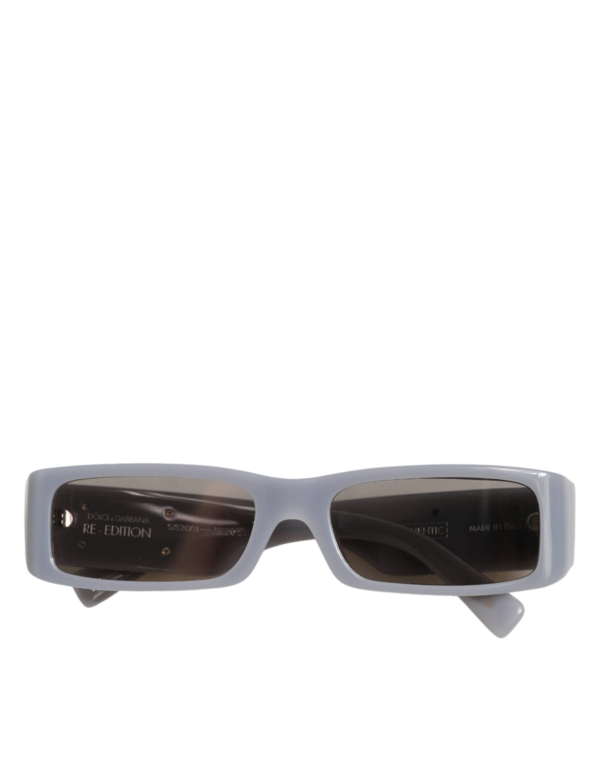 Dolce & Gabbana Light Gray Re-Edition Shades Eyewear Sunglasses