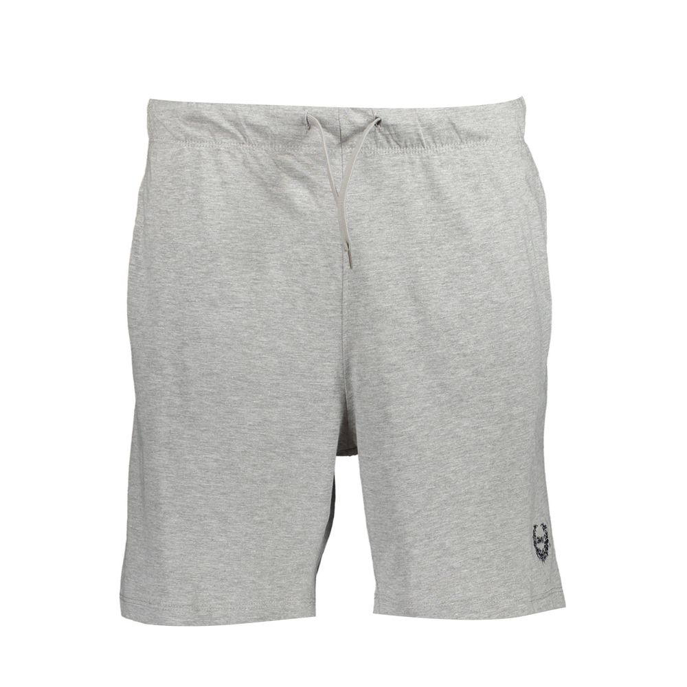 Gianmarco Venturi Grigio Cotton Men Short