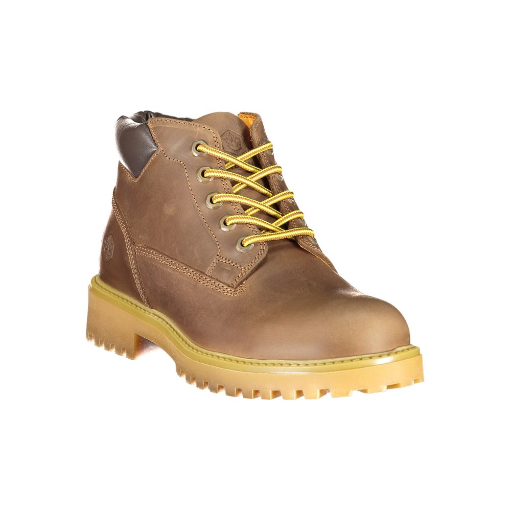 Lumberjack Marrone Leather Men's Sneaker