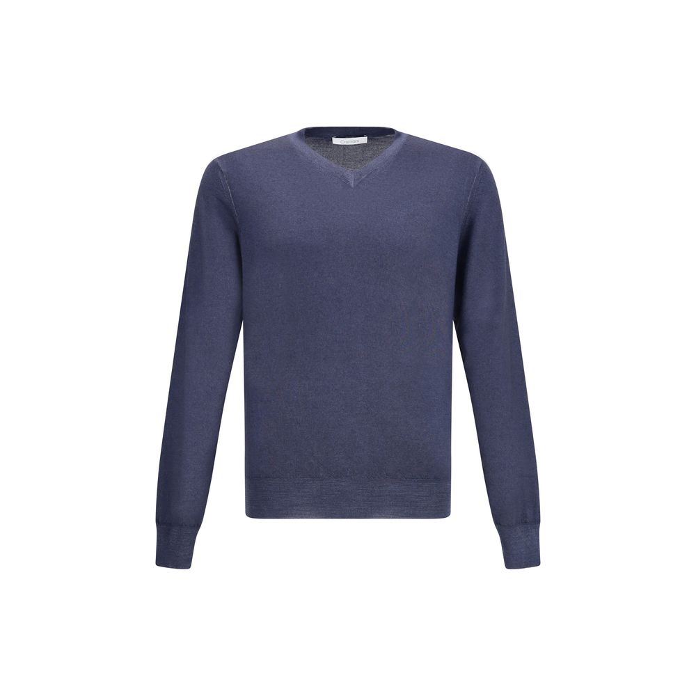 Cruciani Green Cashmere Cashmere Sweater