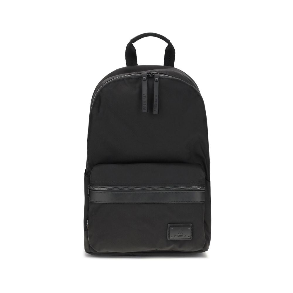Premiata Black Nylon Backpack