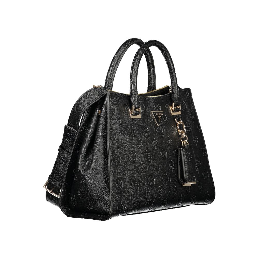 Guess Jeans Black Polyethylene Handbag