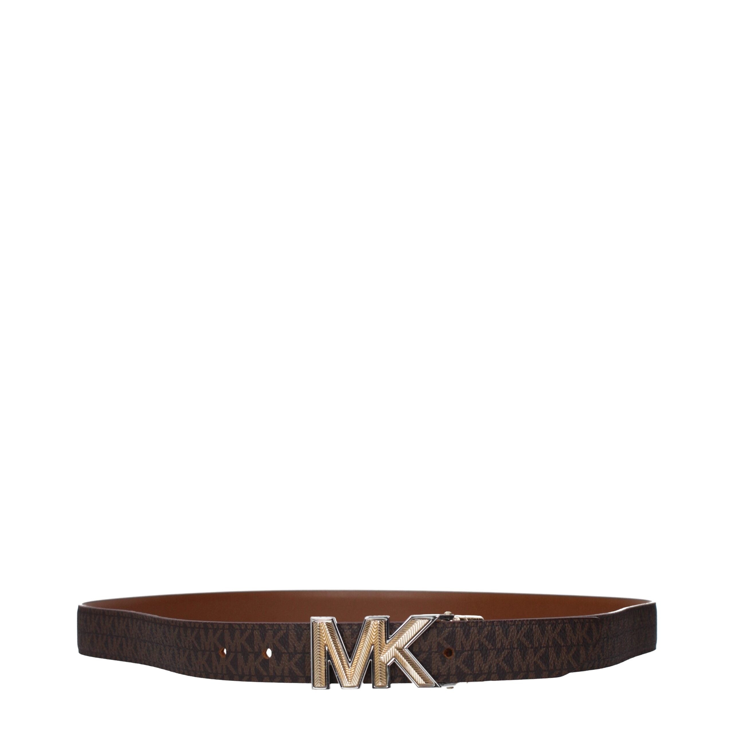 Michael Kors Brown Fabric Belt