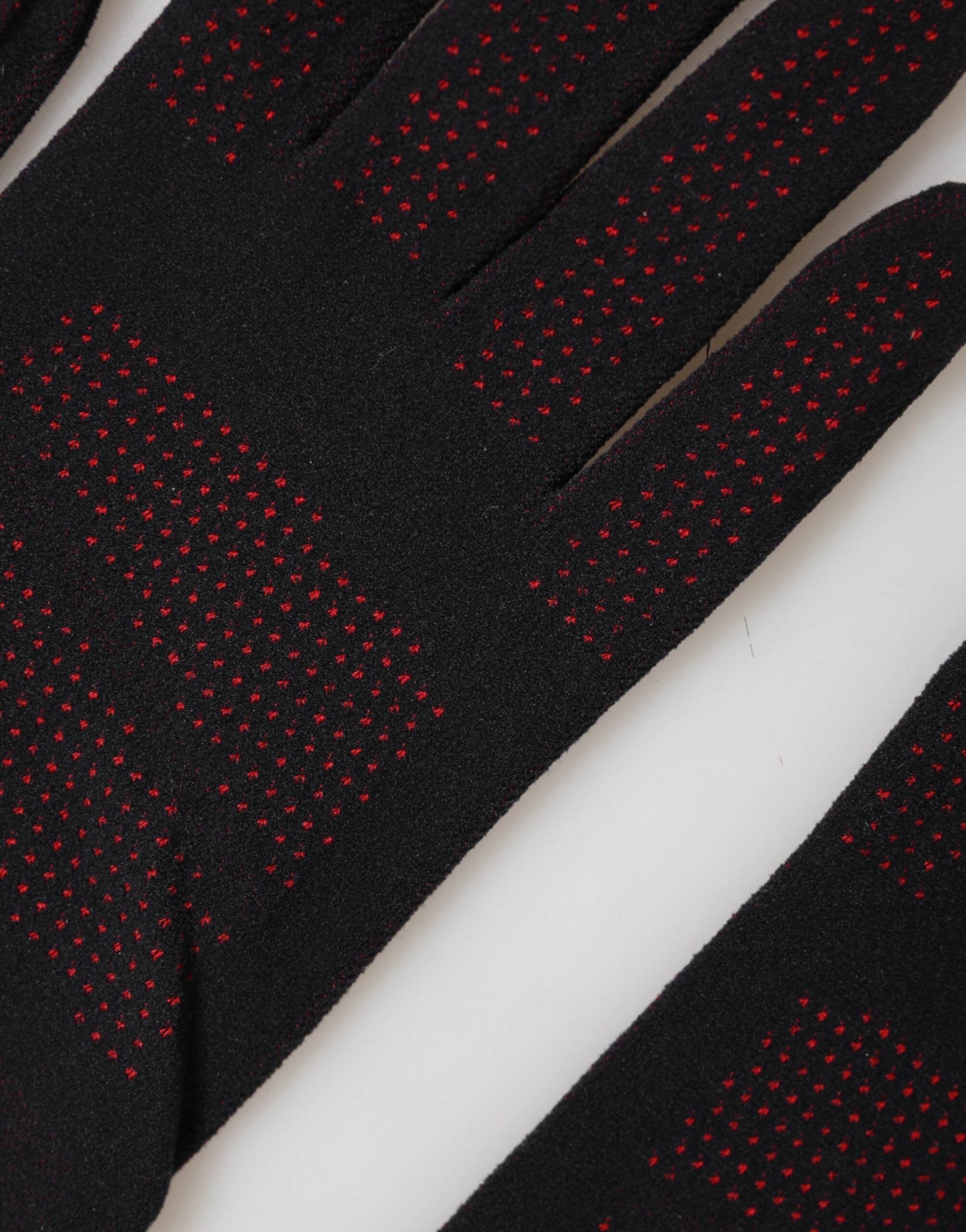 قفازات قطنية سوداء بشعار DG من دولتشي آند غابانا للرجال