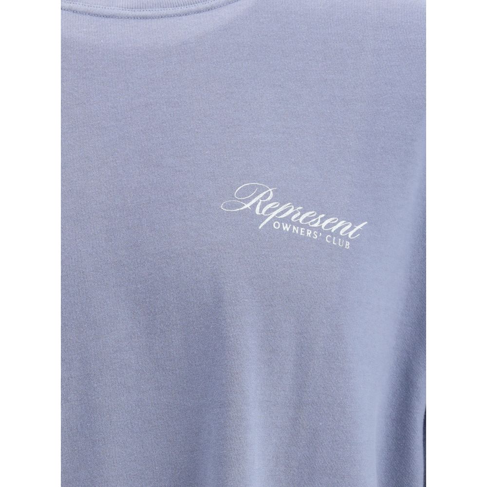 Represent Blue Cotton Sweatshirt