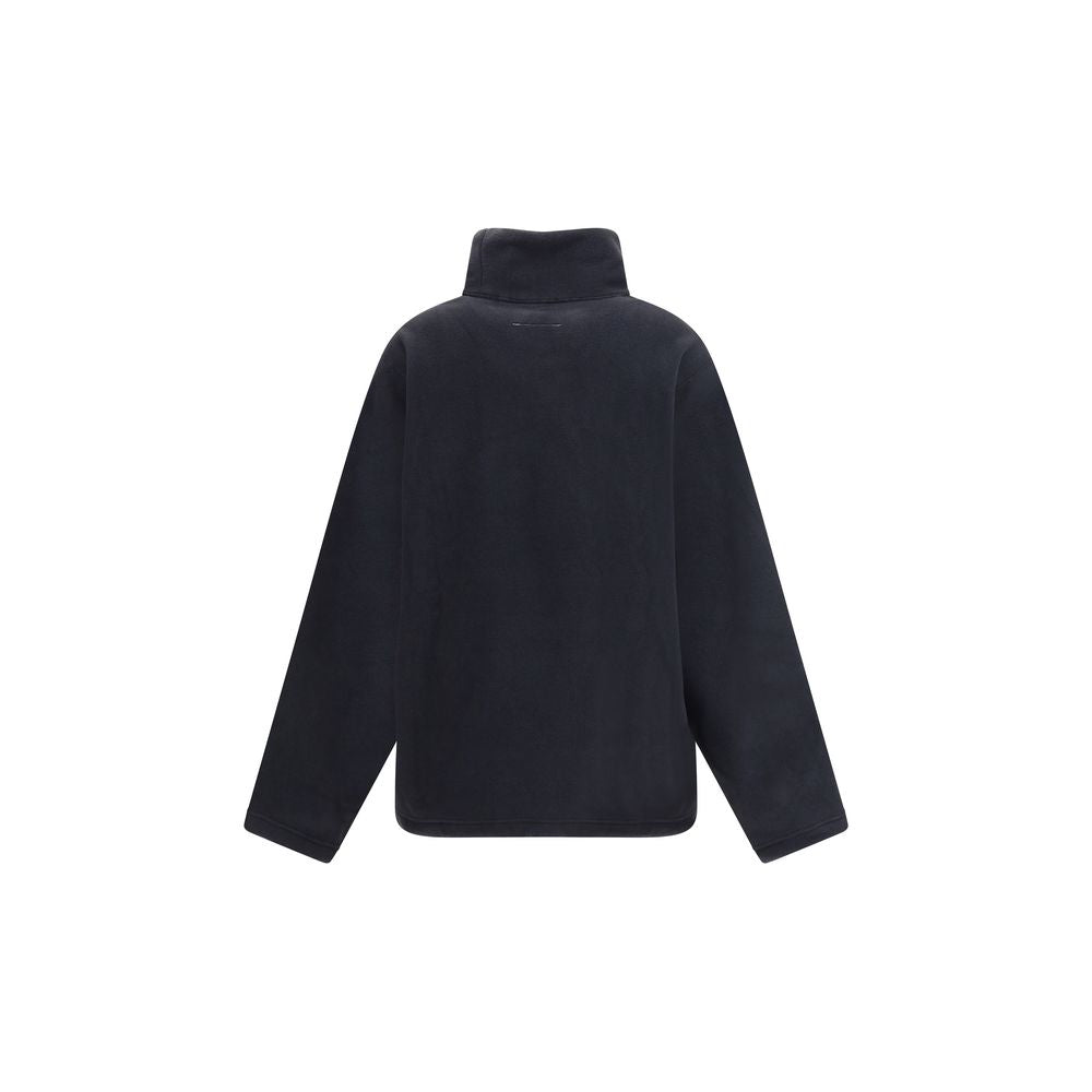 MM6 Black Polyester Top