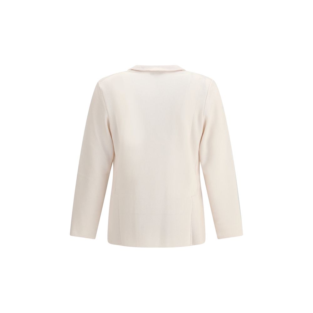 Lardini Cream Wool Coat