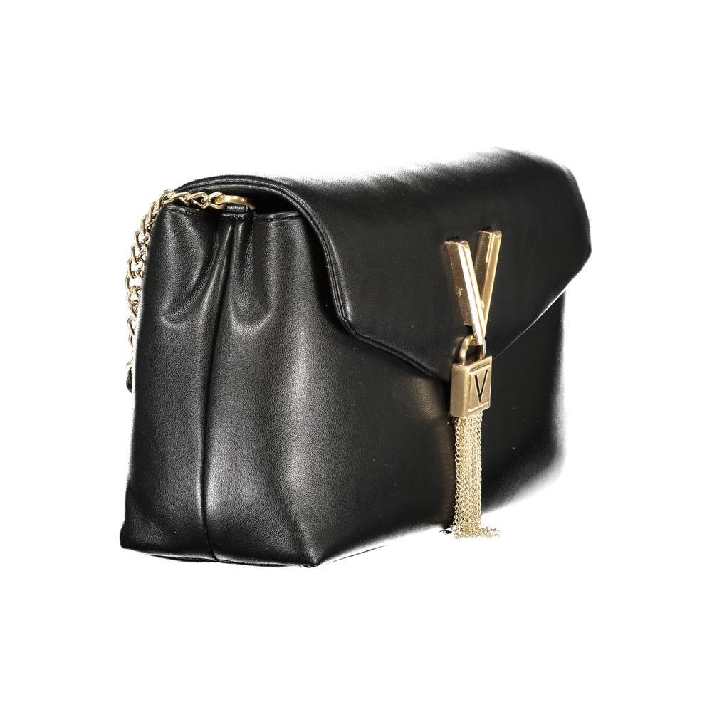 Mario Valentino Nero Poliuretano Women Shoulder Bag