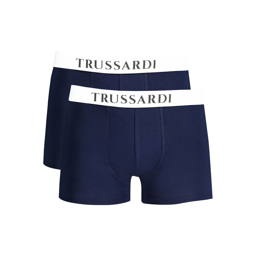 ملابس داخلية بوكسر قطنية للرجال من Trussardi Blu
