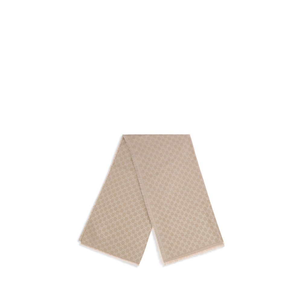 وشاح غوتشي الصوفي باللون البيج