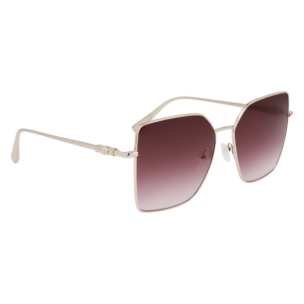 Longchamp Gold Metal Sunglasses
