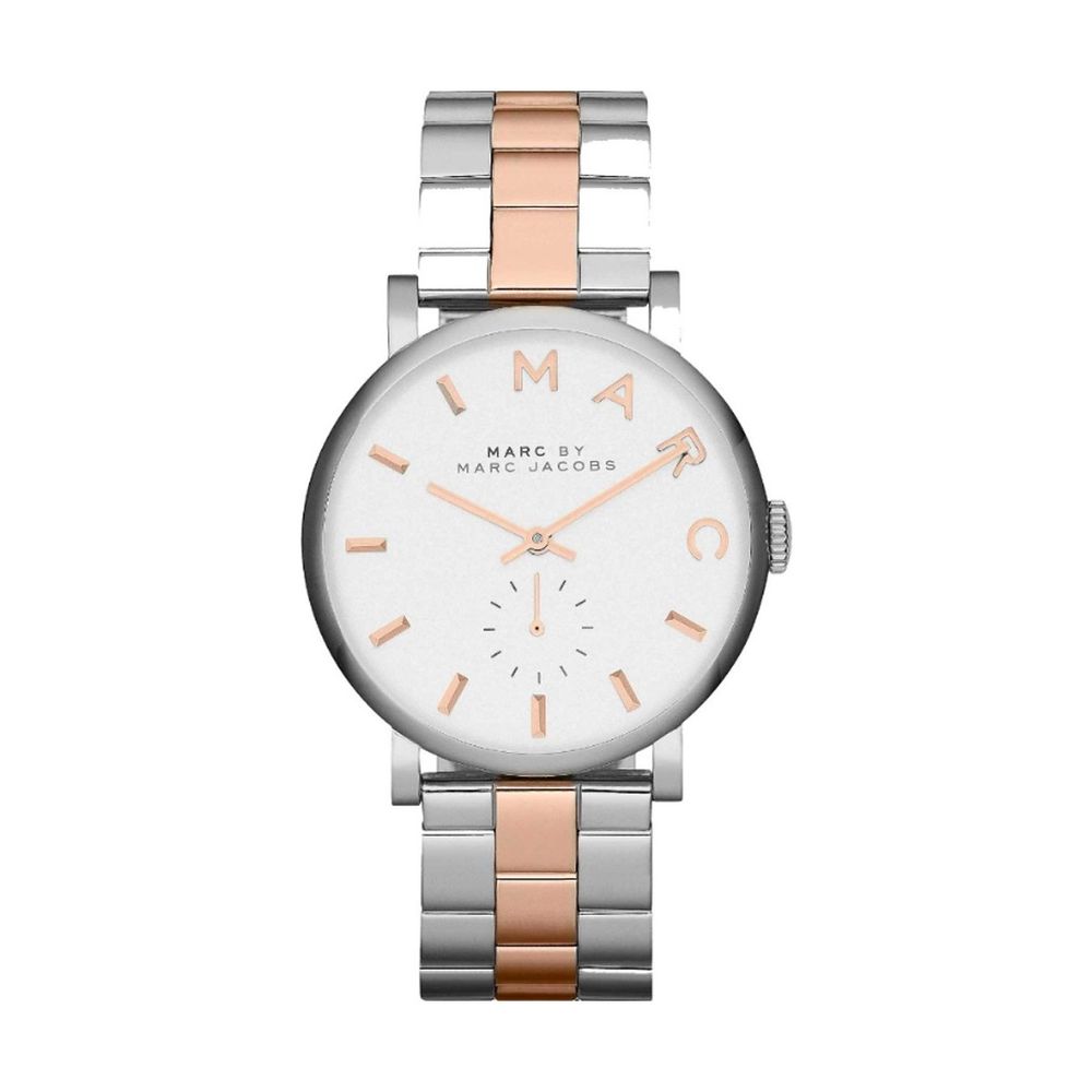 Marc Jacobs Gray Stainless Steel Dress Watch
