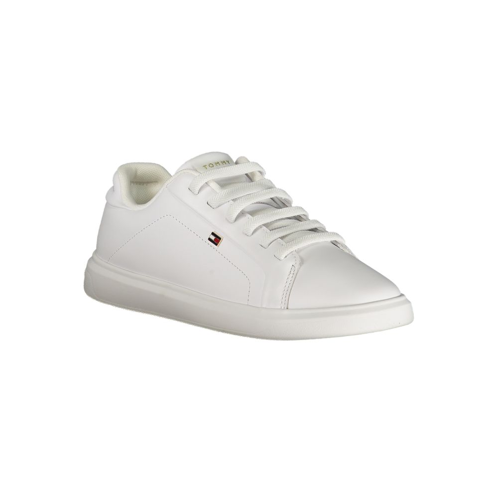 Tommy Hilfiger White Leather Women Sneaker