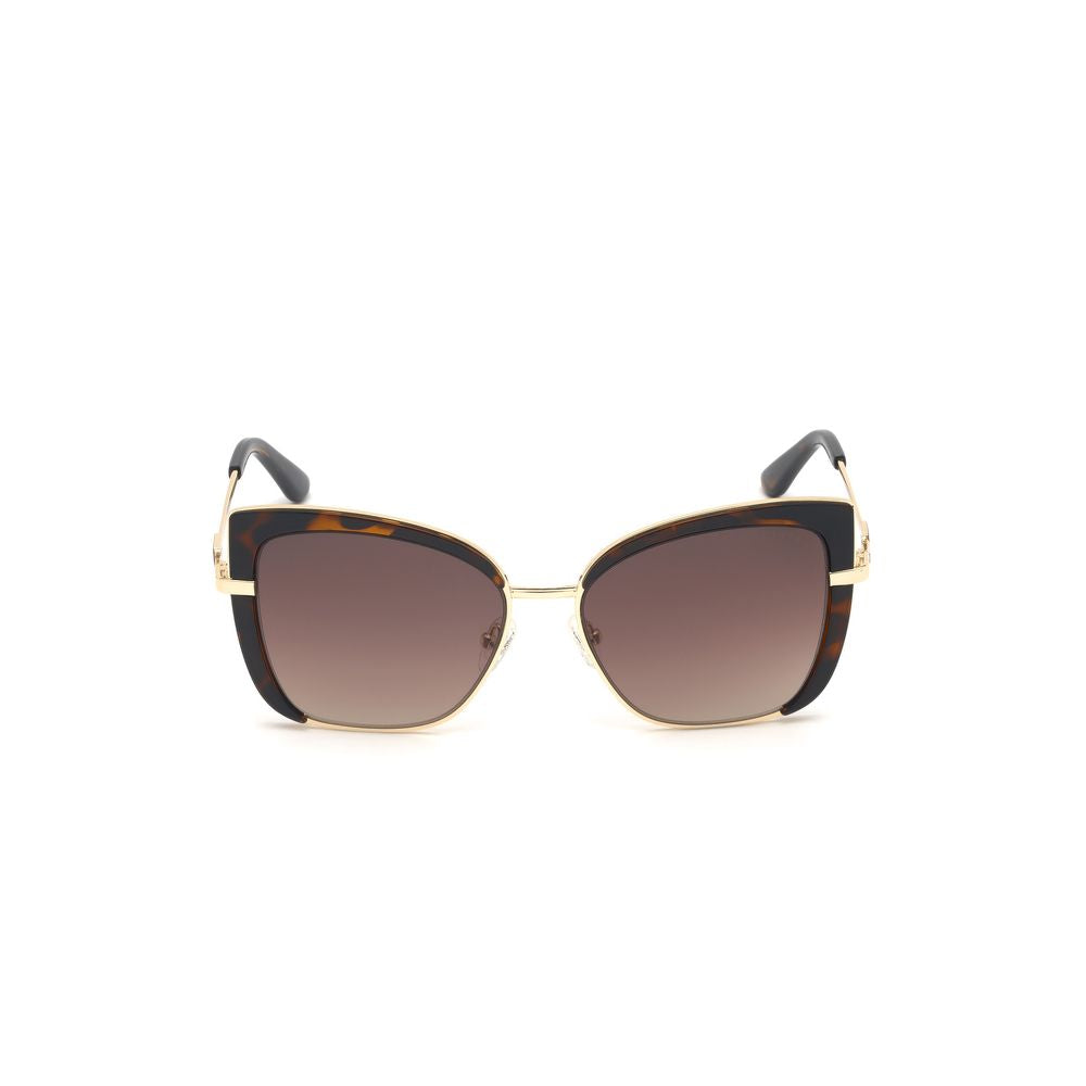 Guess Brown Metal Sunglasses