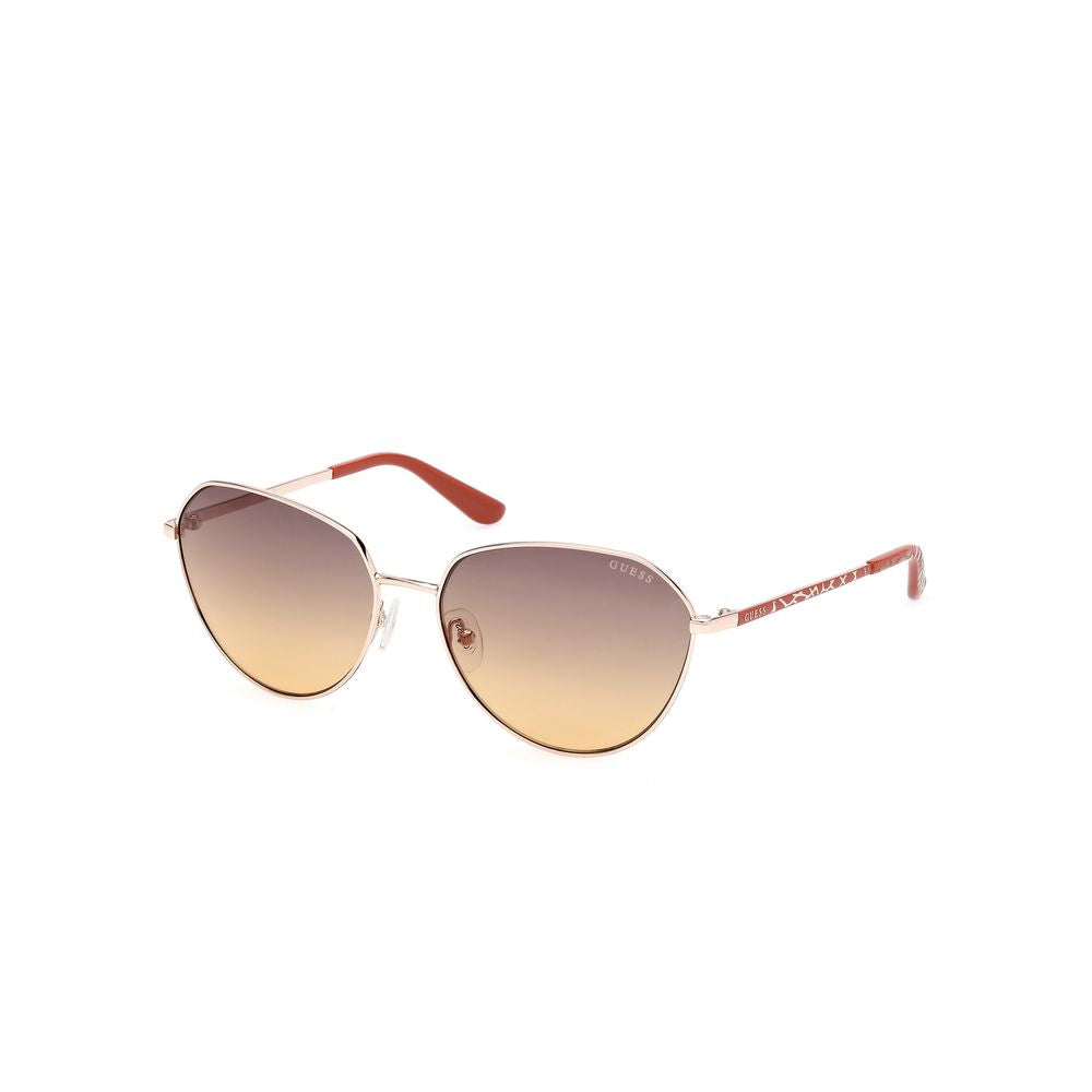 Guess Gold Metal Sunglasses