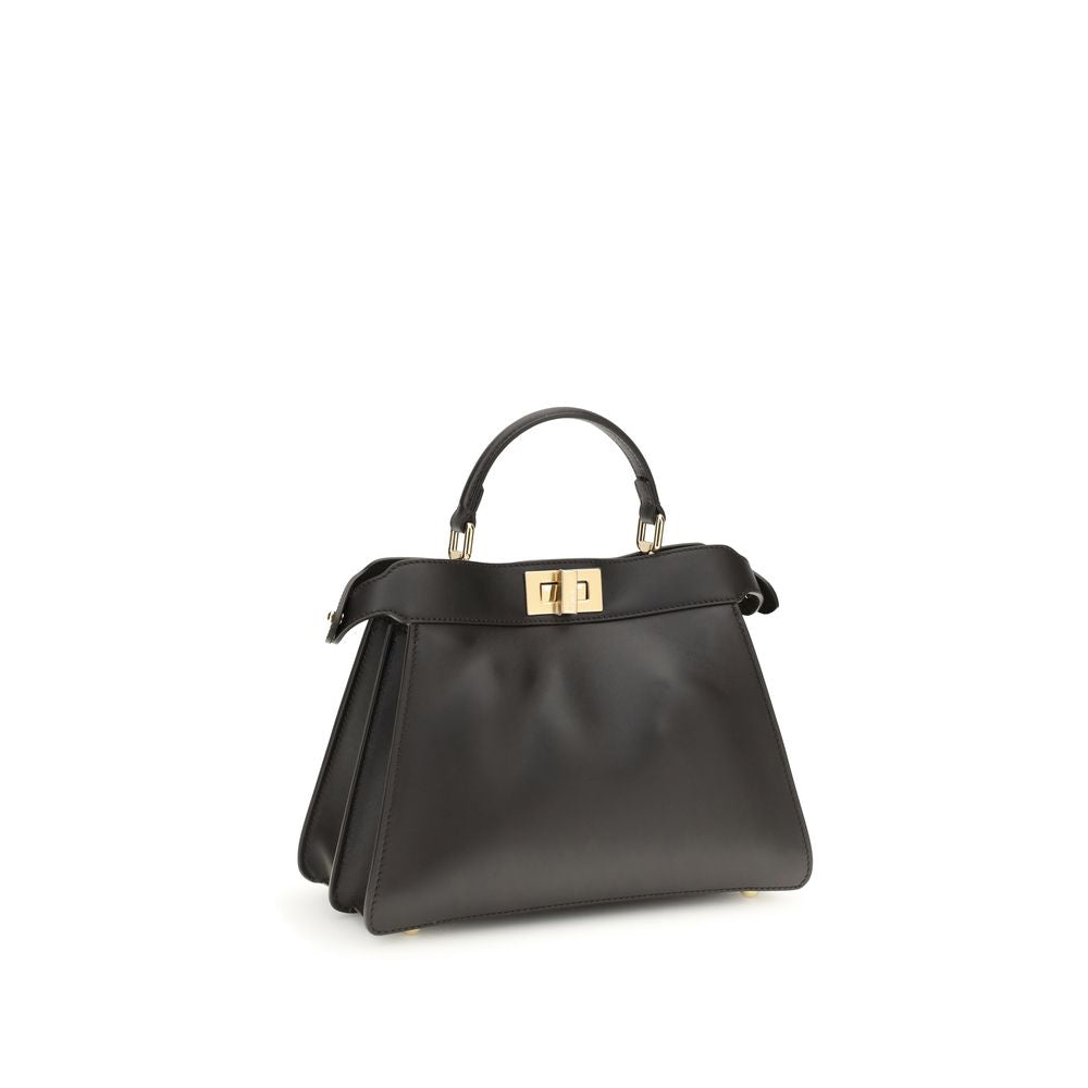 Fendi Brown Calf Leather Bos Taurus Handbag