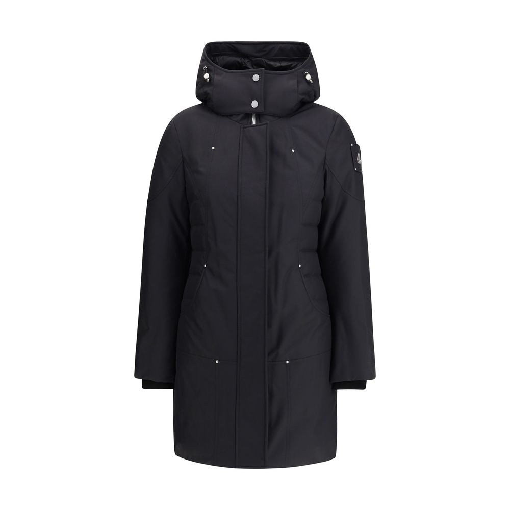 Moose Knuckles Black Recycled Polyester Parka