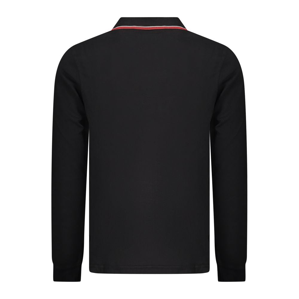 Norway 1963 Black Cotton Men Polo Shirt