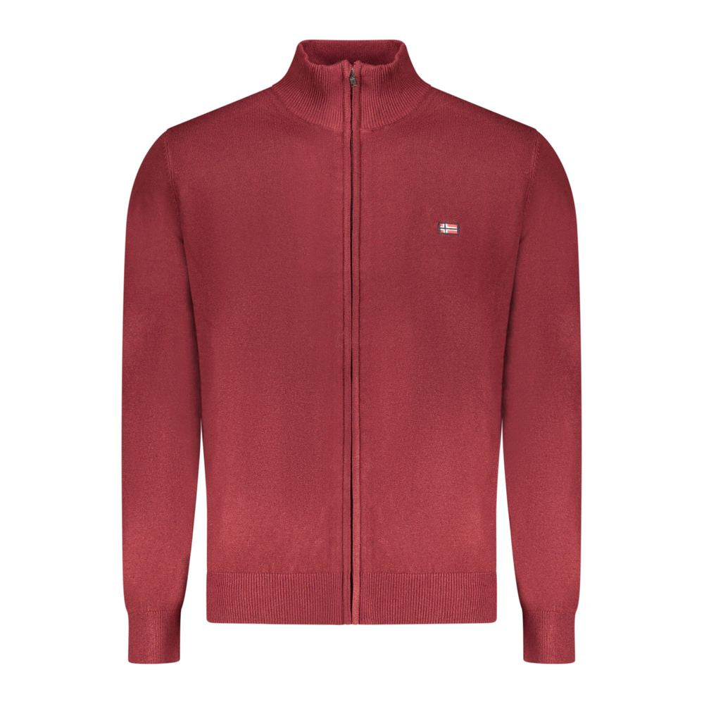 Norway 1963 Rosso Polyamide Men Cardigan