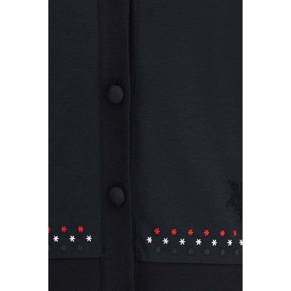 Thom Browne Black Cotton Cardigan