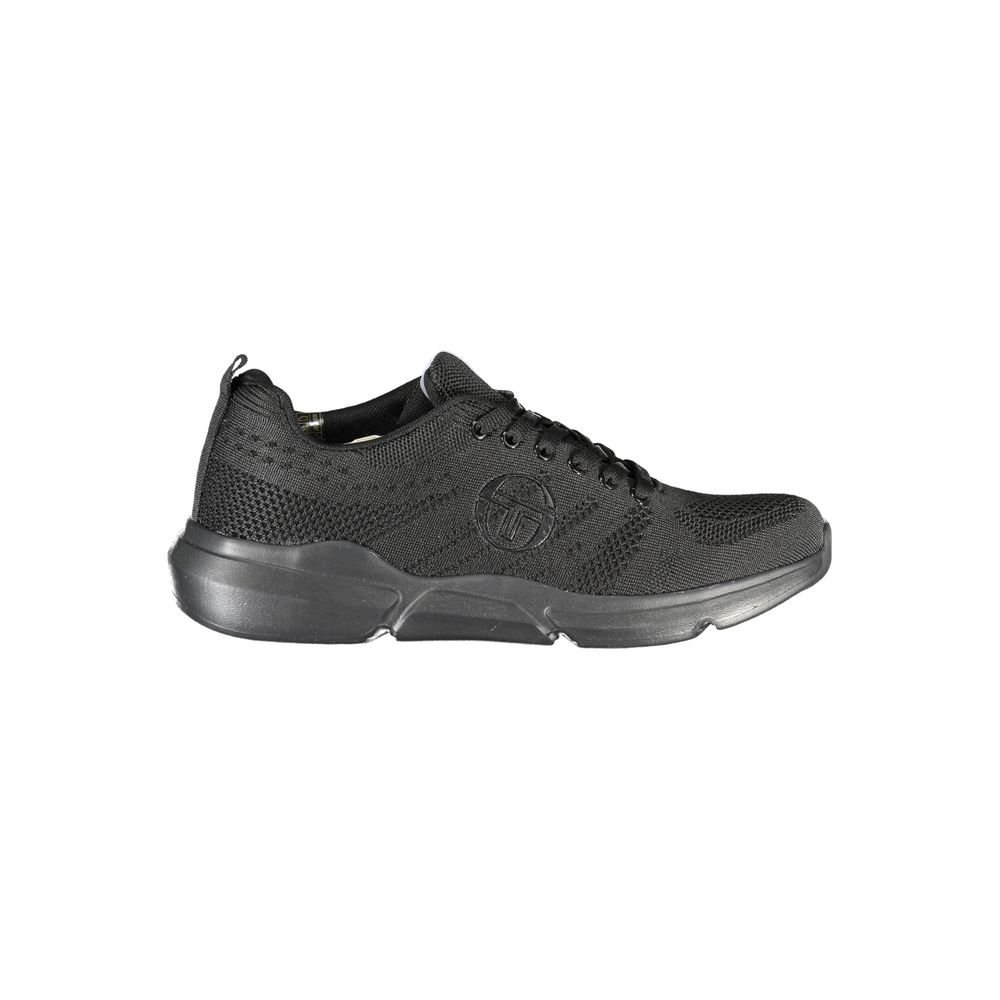 Sergio Tacchini Black Polyester Men Sneaker