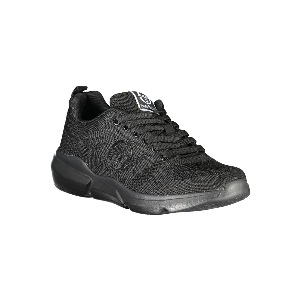 Sergio Tacchini Black Polyester Men Sneaker