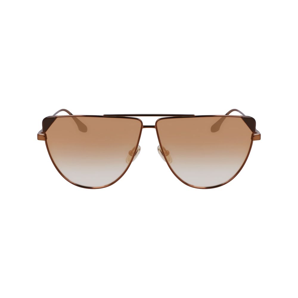 Victoria Beckham Brown Metal Sunglasses