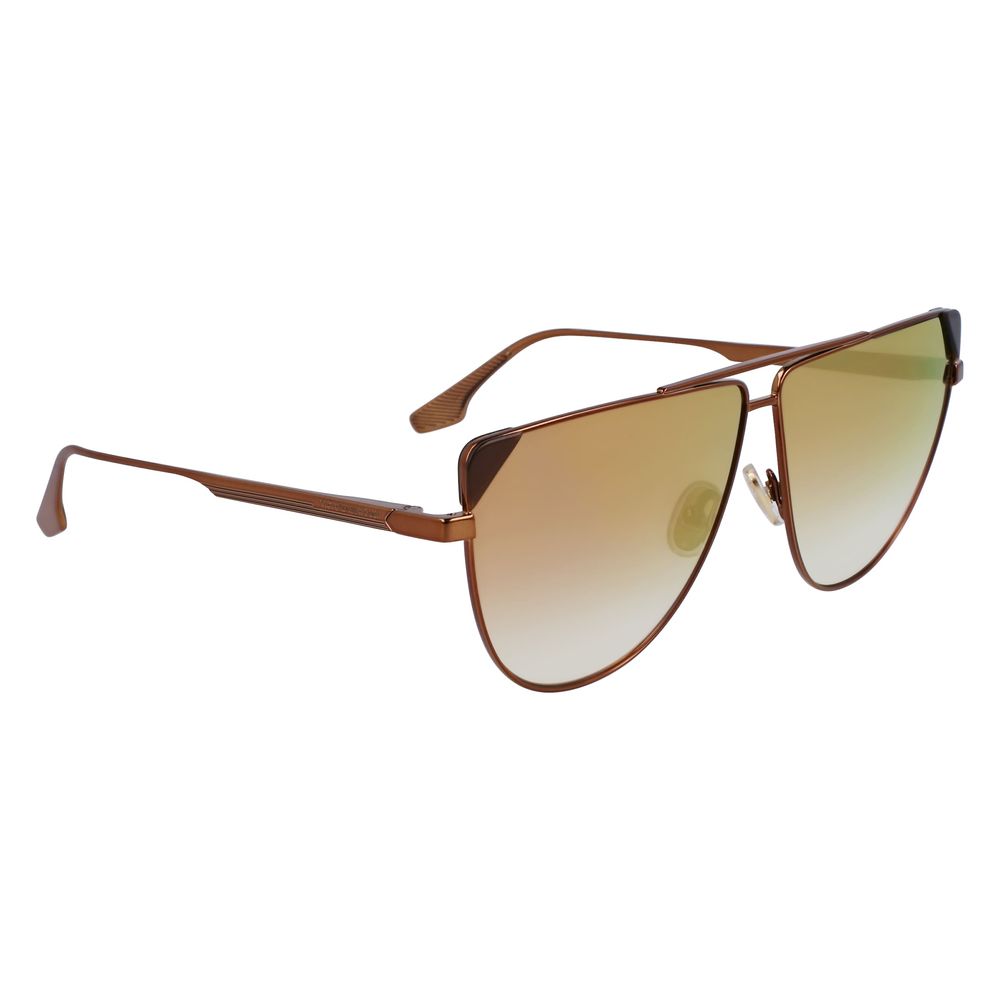Victoria Beckham Brown Metal Sunglasses