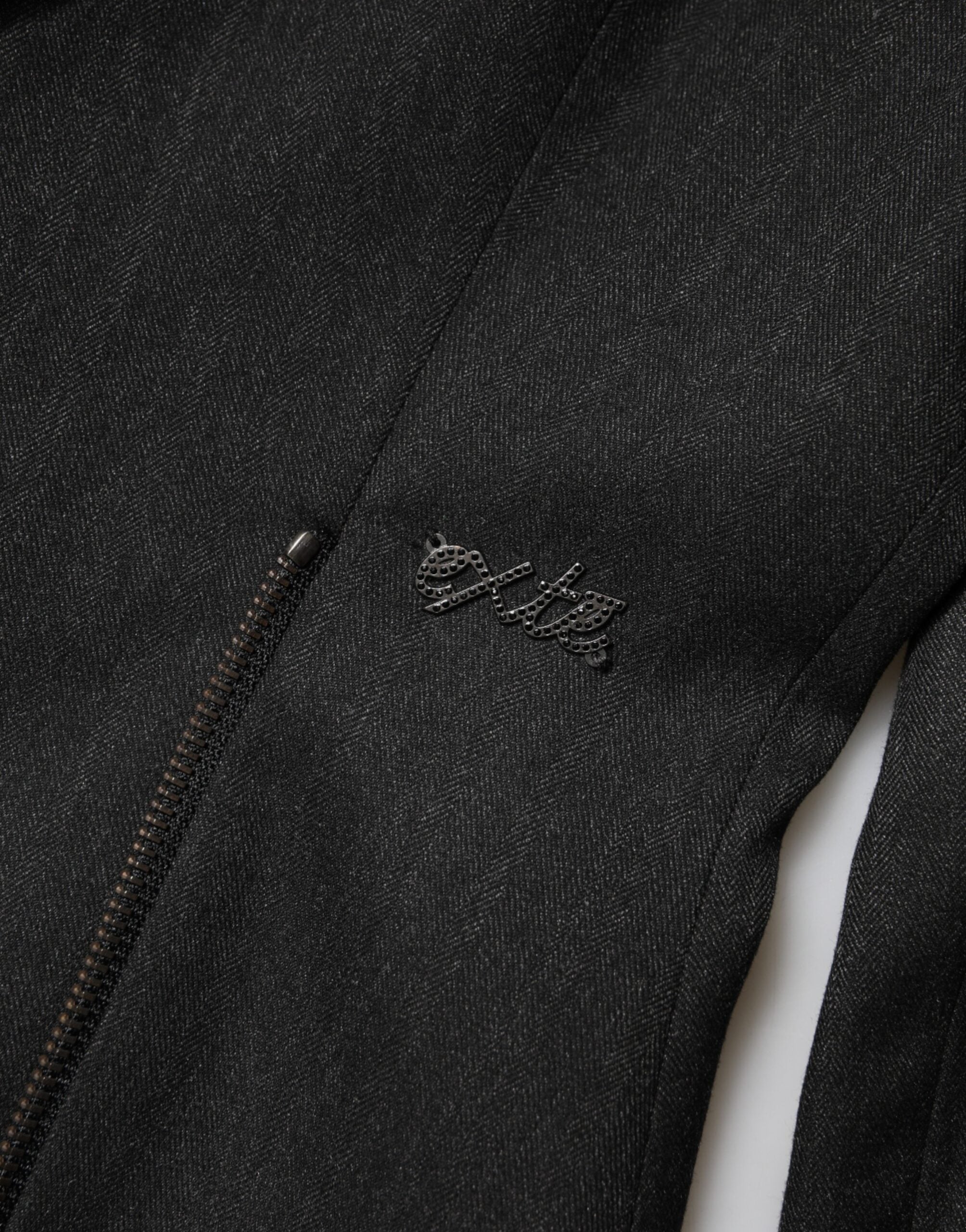 Exte Black Double Breasted Pants Blazer Jacket 2 Piece Suit