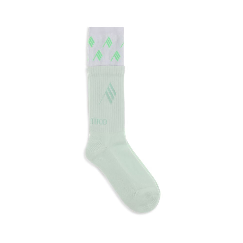 The Attico Green Cotton Socks