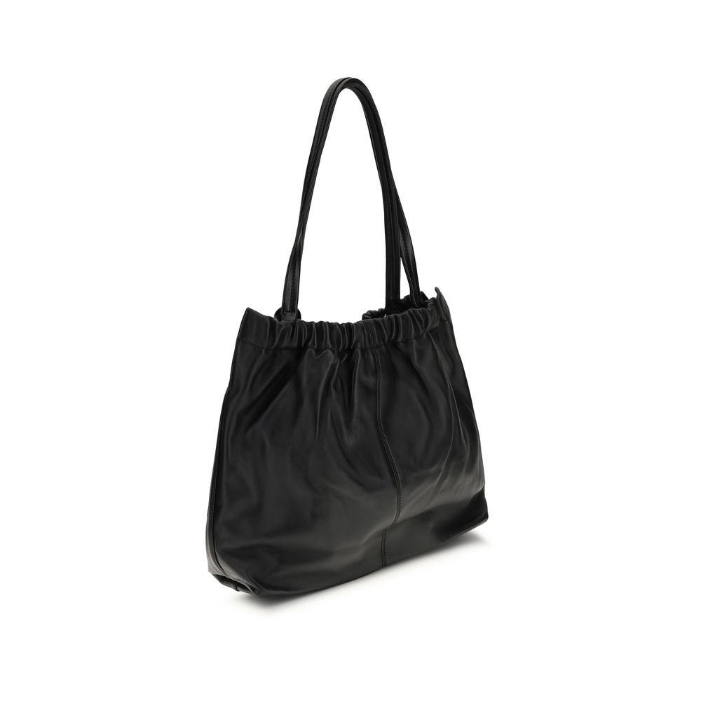 Marc Jacobs Black Calf Leather Bos Taurus Shoulder Bag