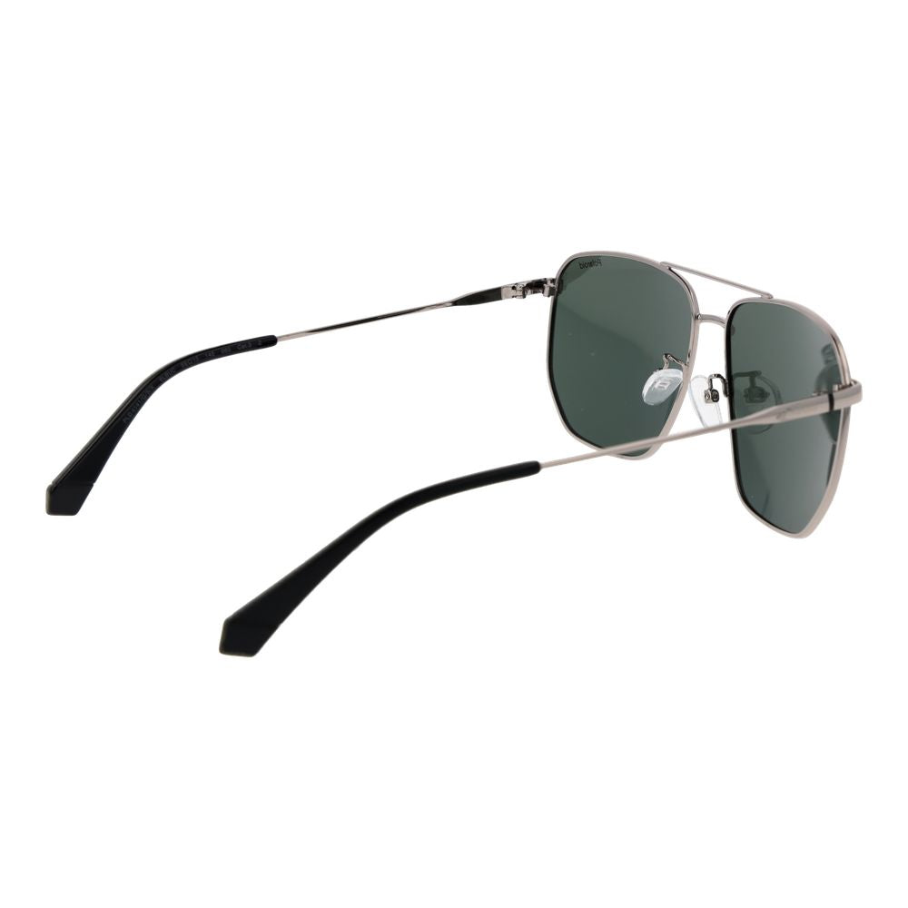 Polaroid Silver Metal Sunglasses