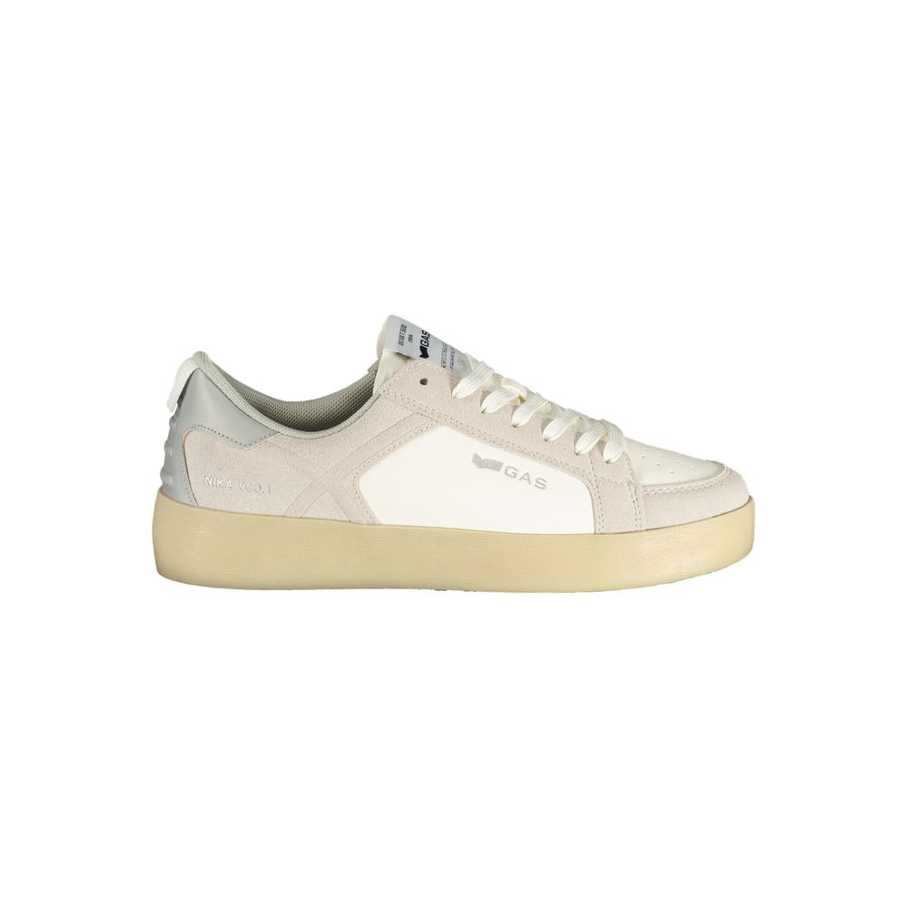 Gas White Polyurethane Women Sneaker