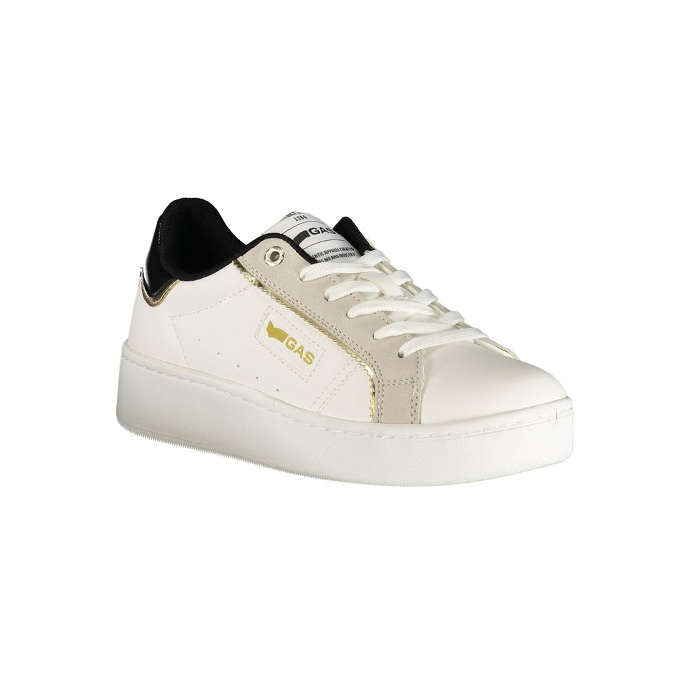 Gas White Polyurethane Women Sneaker