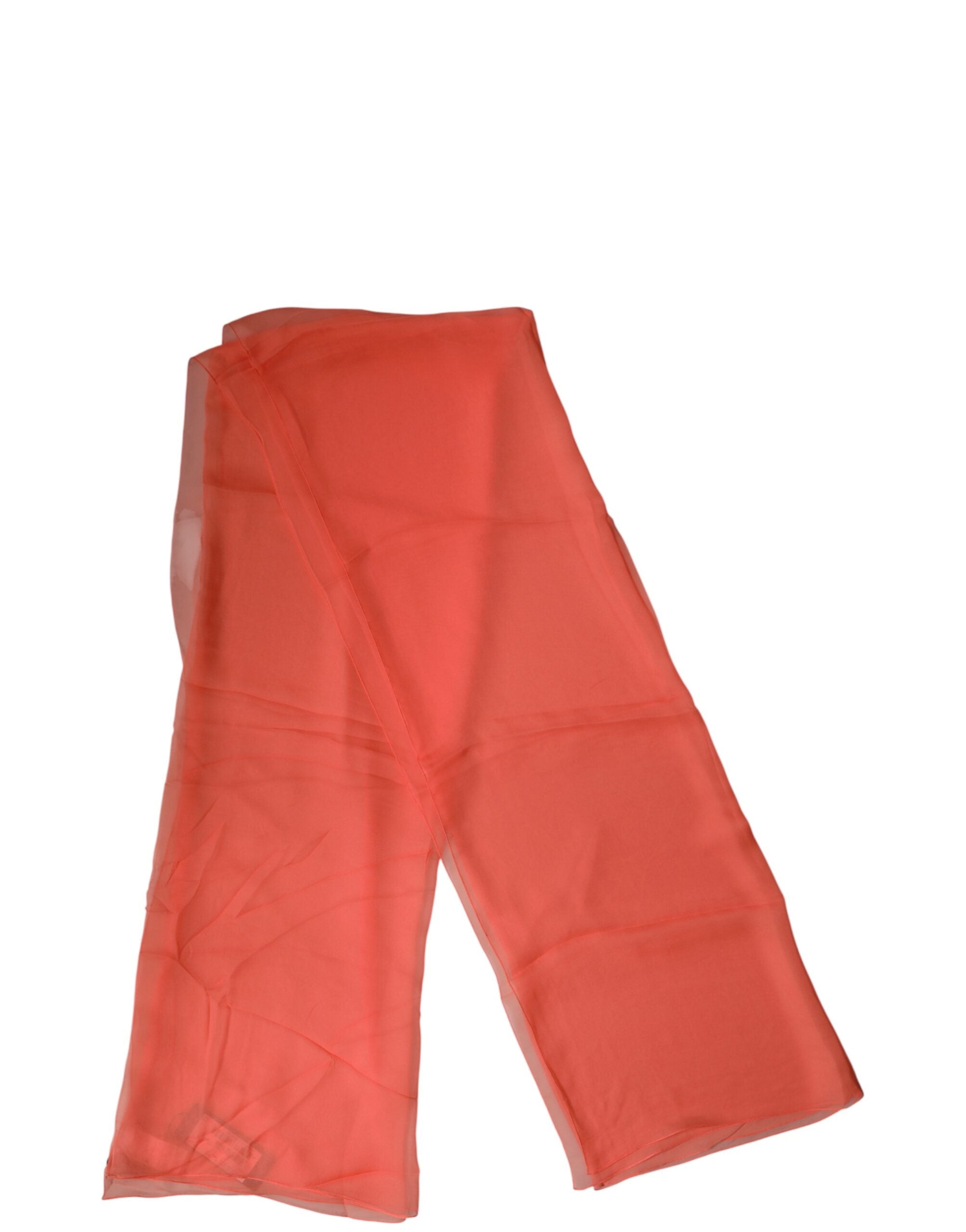 Dolce & Gabbana Orange Stole Silk Neck Wrap Shawl Men Scarf - Luxe Marca