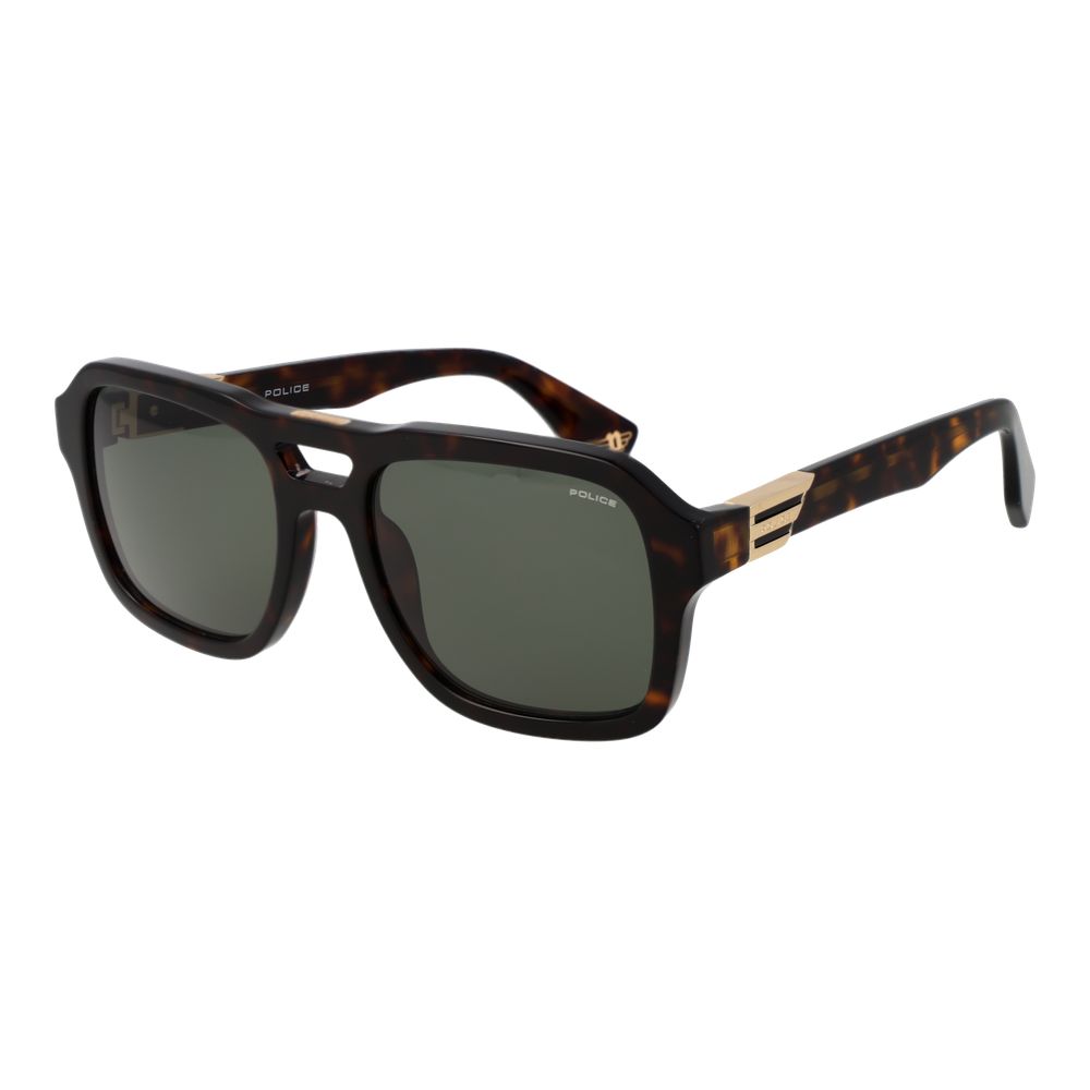 Police Brown Cellulose Acetate Sunglasses