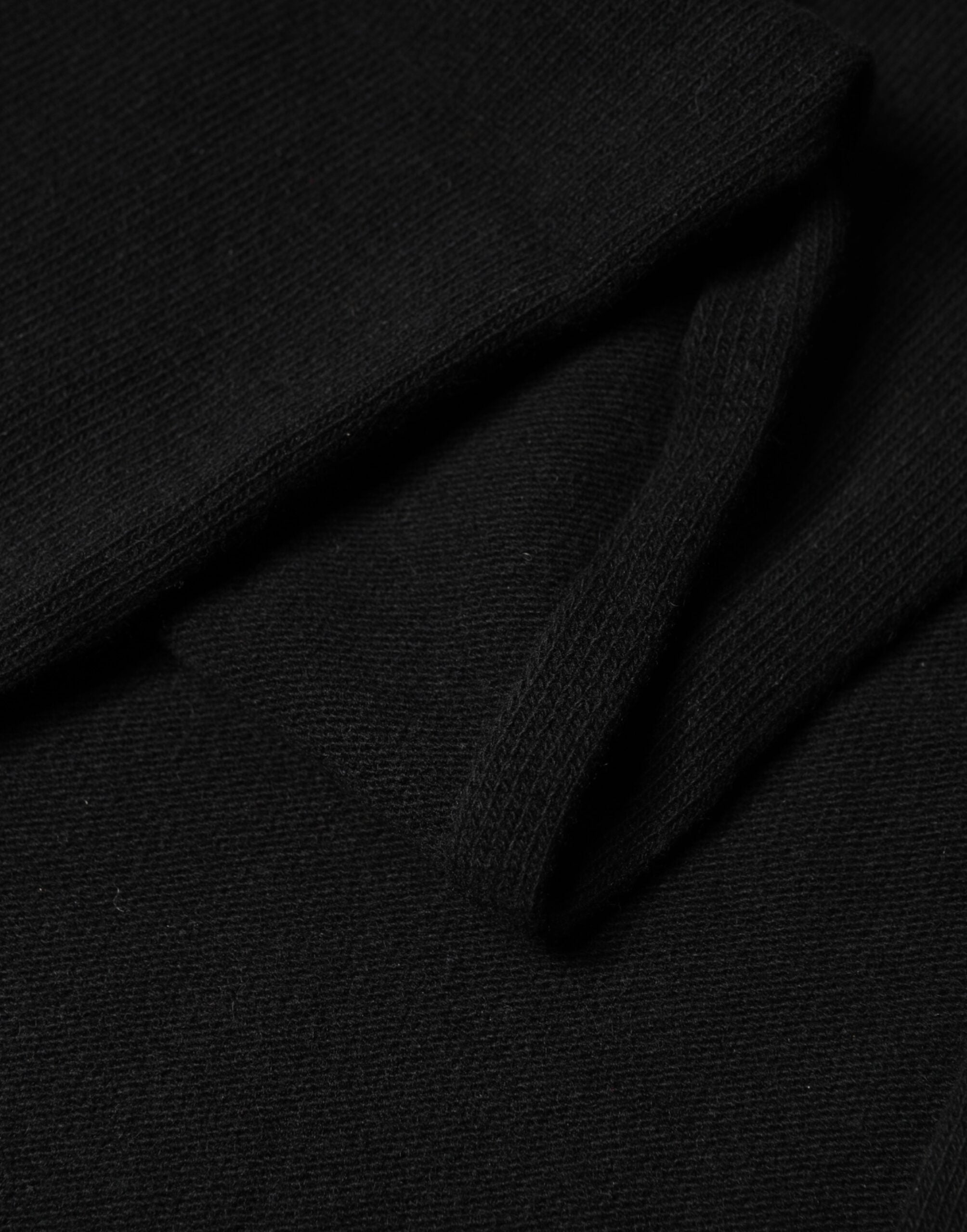 Dolce & Gabbana Black Wool Knit Neck Wrap Shawl Men Scarf