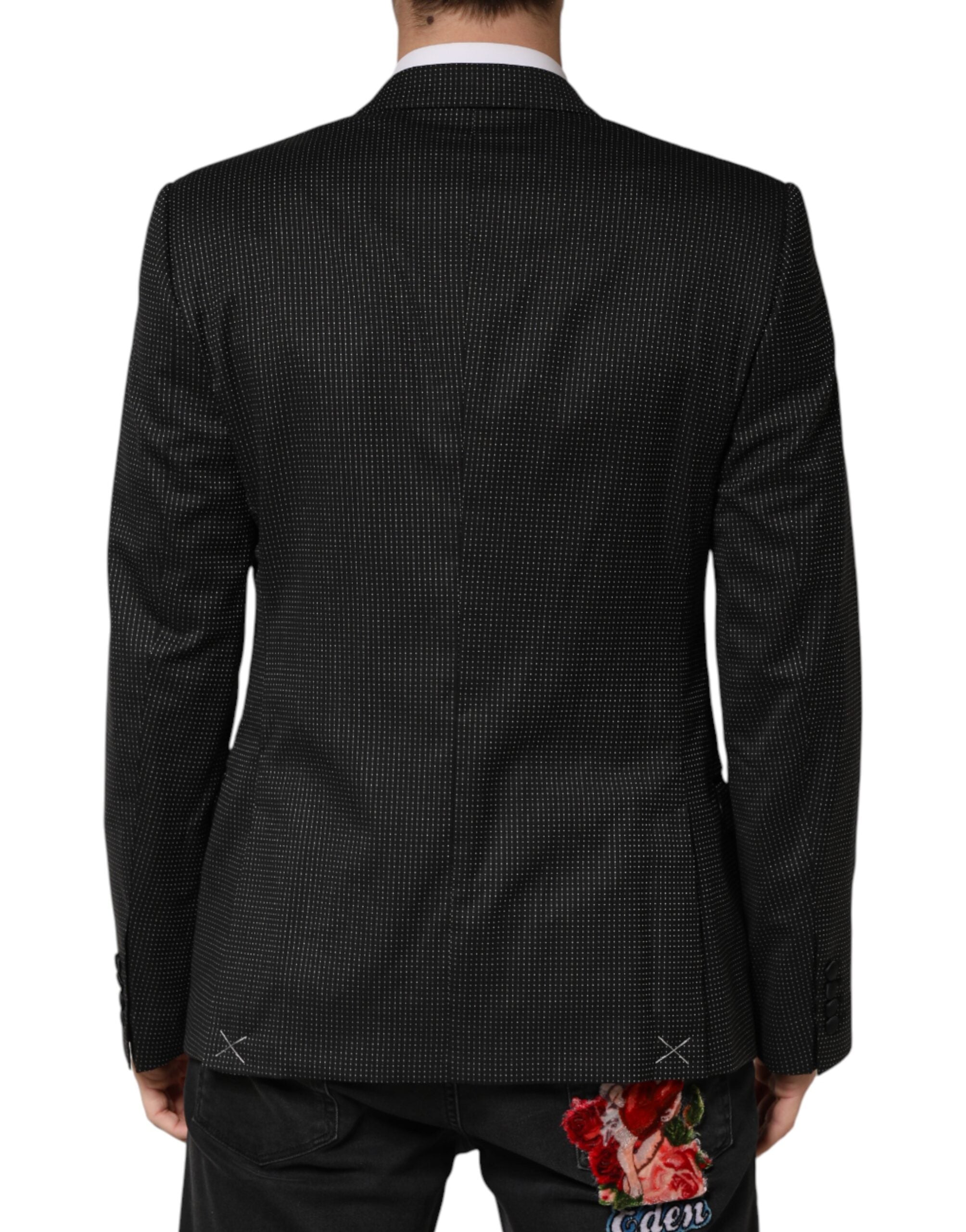 Dolce & Gabbana Black Fantasy Single Breasted Jacket Blazer - Luxe Marca