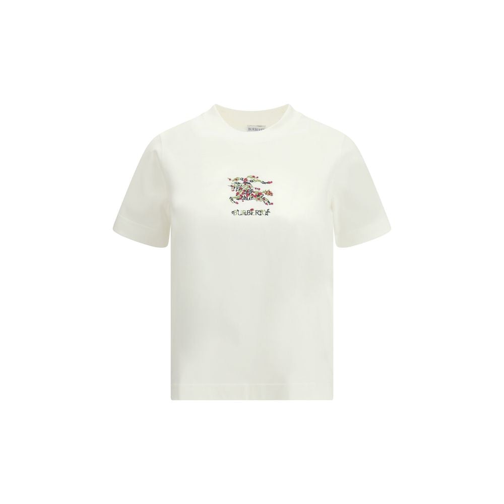 Burberry White Cotton T-Shirt
