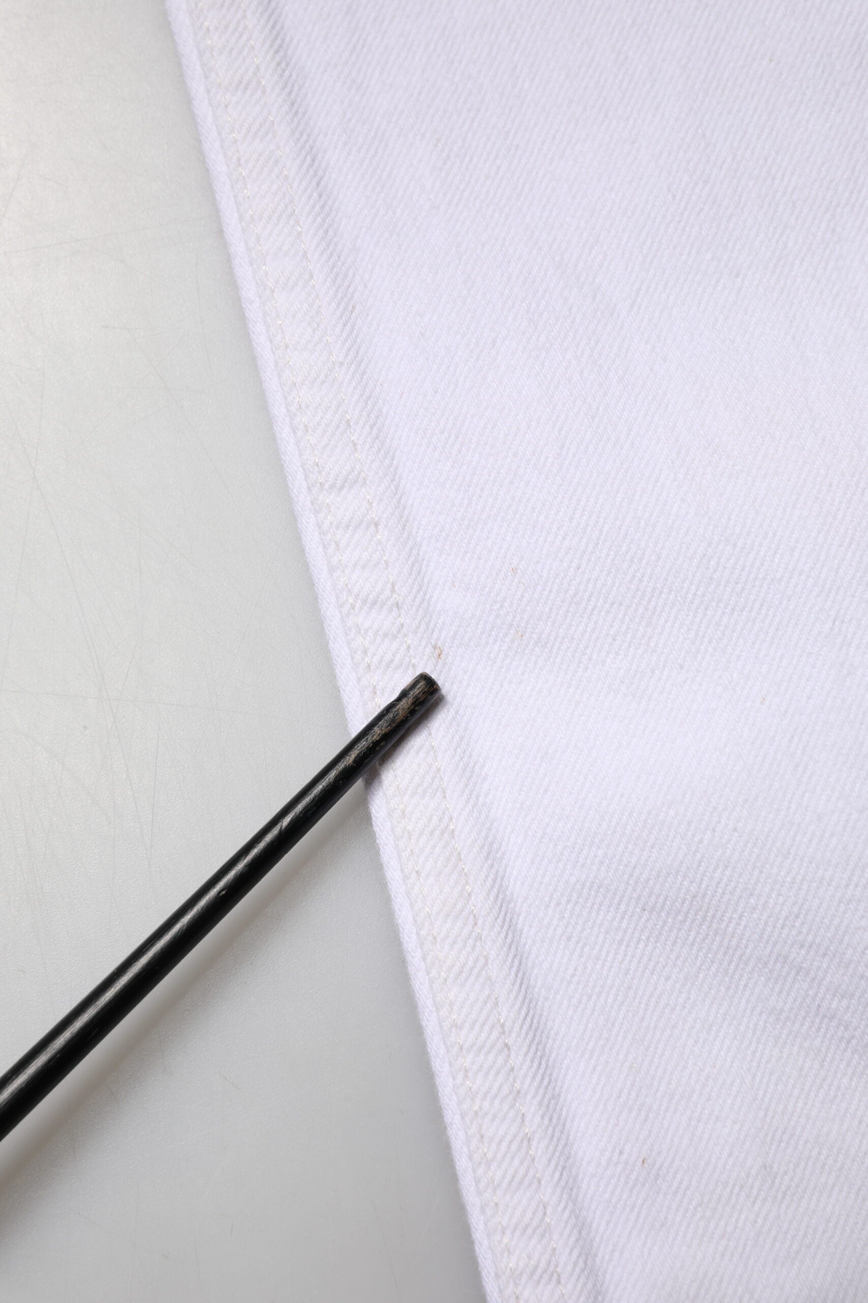 ISABEL MARANT ETOILE White High Waist Straight Denim Jeans - Luxe Marca