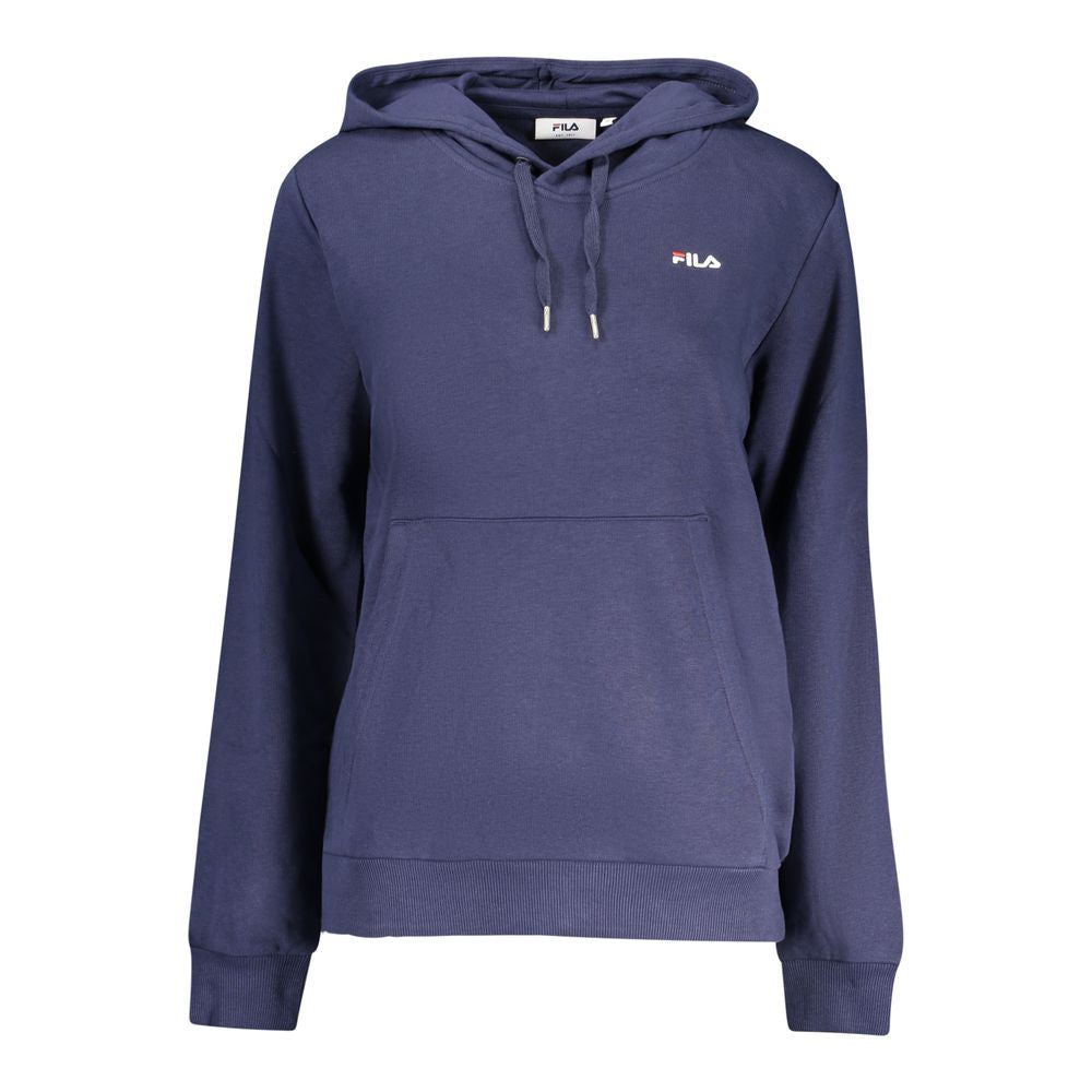 Fila Blue Organic Cotton Womens Hoodie