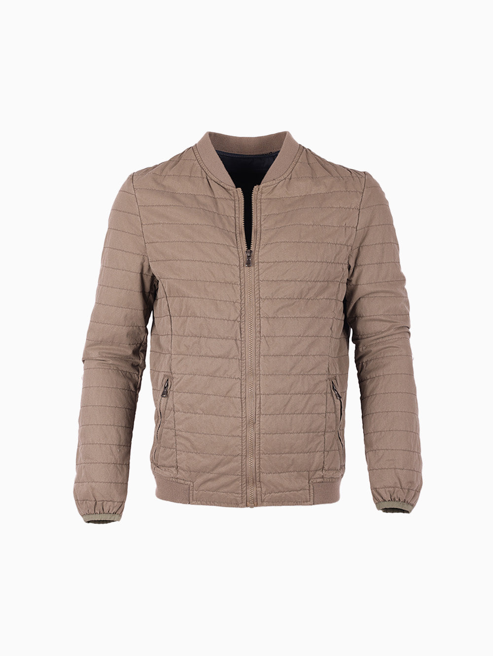 Front view of Target Men’s Brown Cotton Jacket