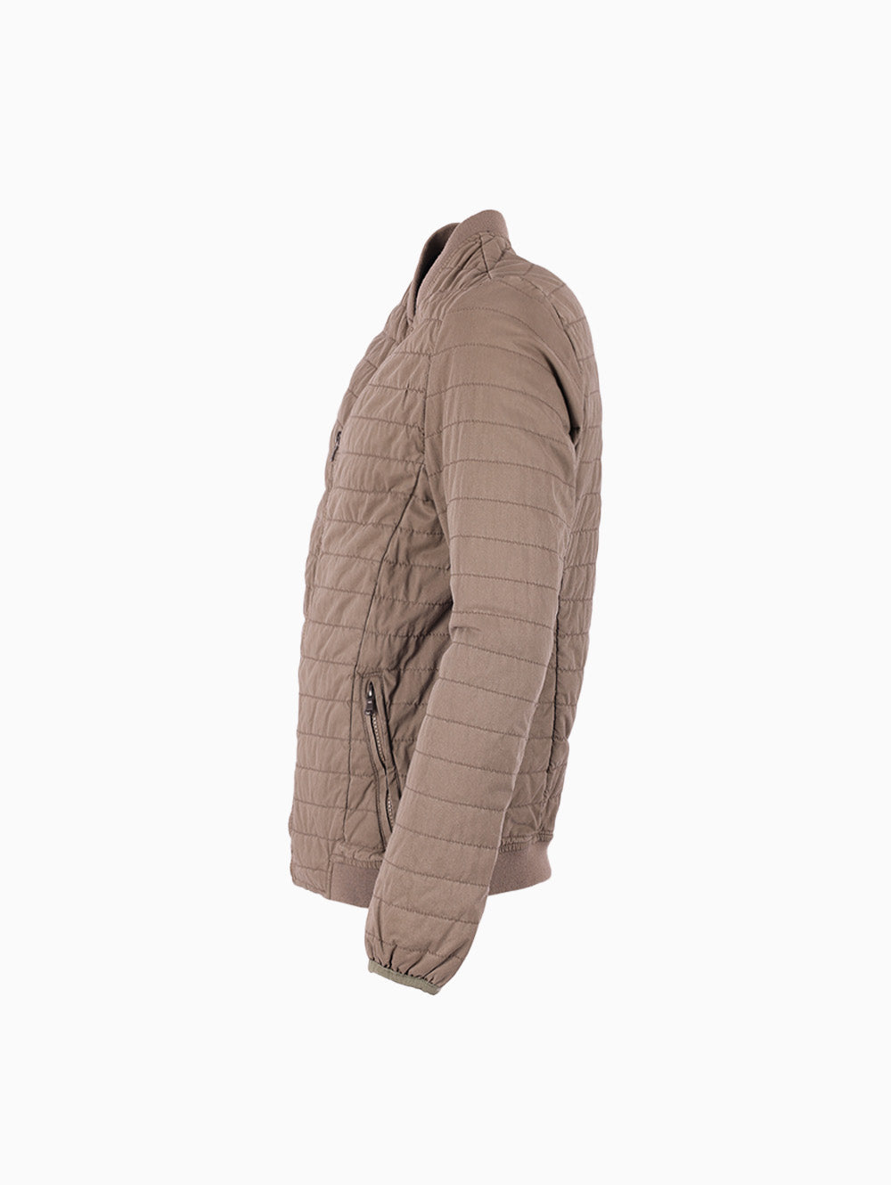 Side view of Target Men’s Brown Cotton Jacket