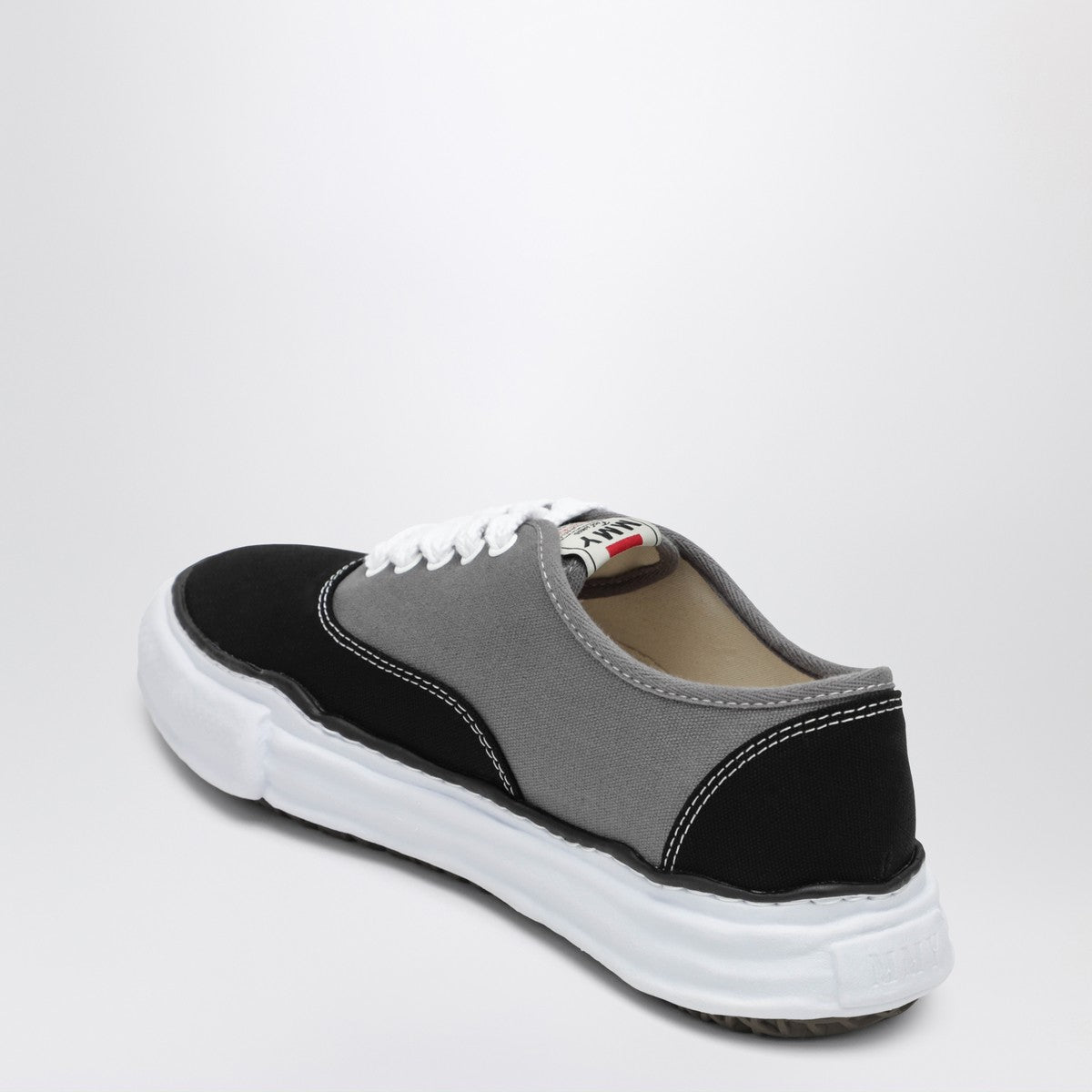 Maison MIHARA YASUHIRO Maison MIHARA YASUHIRO Baker OG Sneakers in Black/Grey Canvas