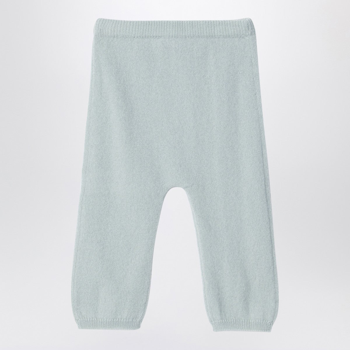Il Gufo Il Gufo Light green wool leggings