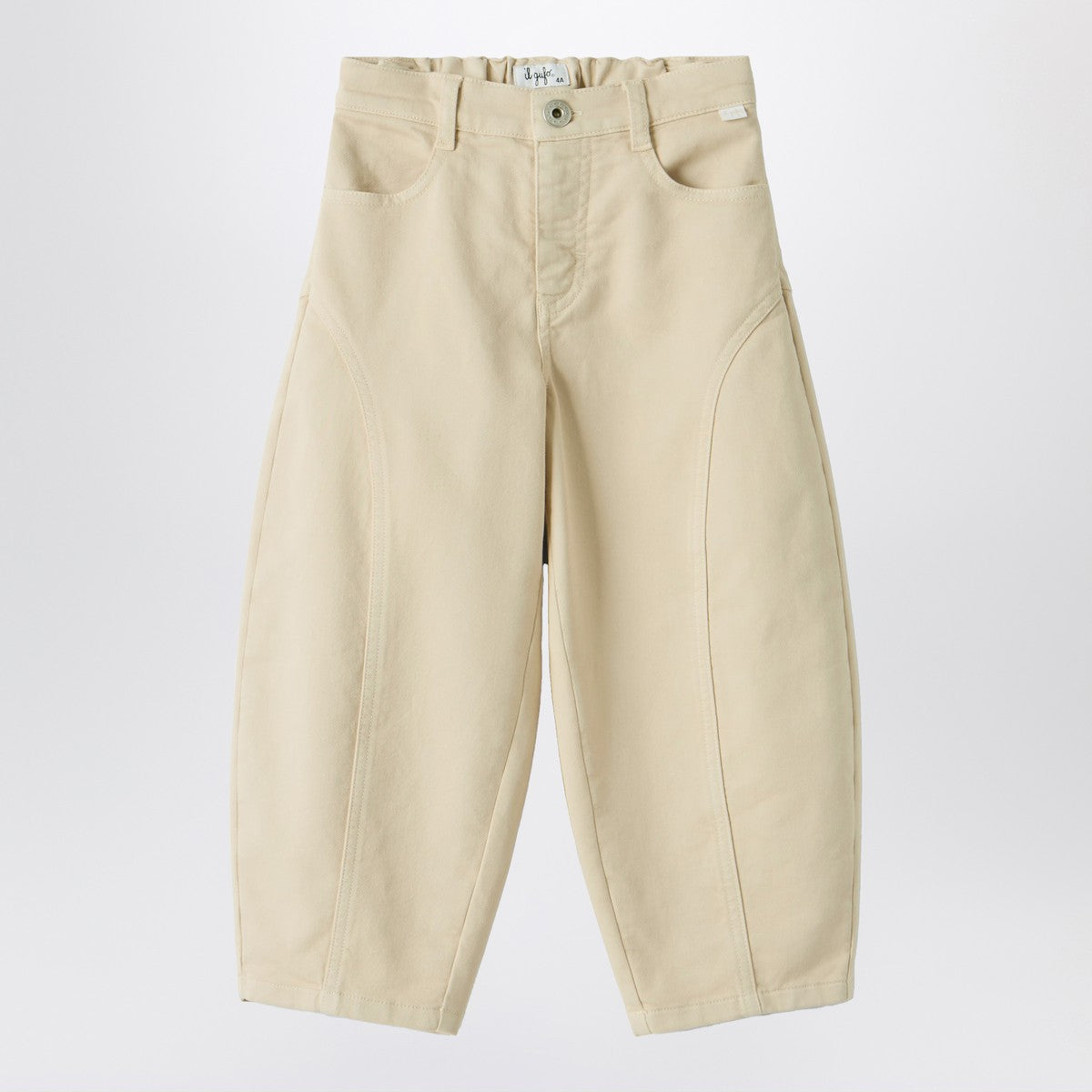 Il Gufo Il Gufo Carrot pants in stretch gabardine