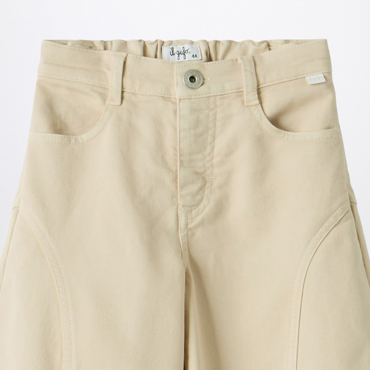 Il Gufo Il Gufo Carrot pants in stretch gabardine